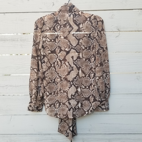 Altuzarra Python Print Blouse - Picture 7 of 8